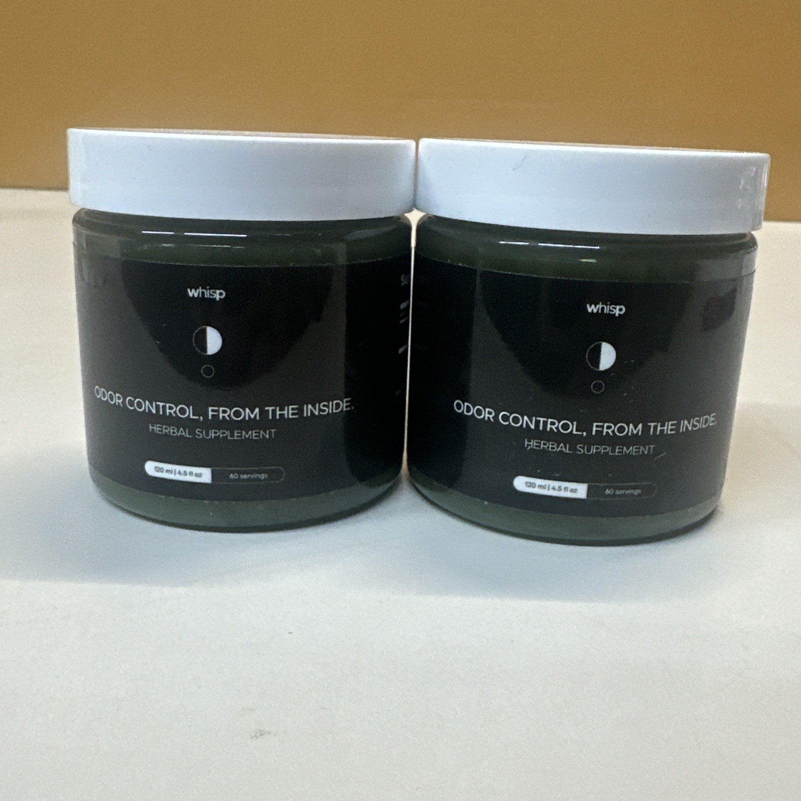 Whisp Odor Control Herbal Supplement Gel Peppermint 120ml 60 Servings Adult 2/28