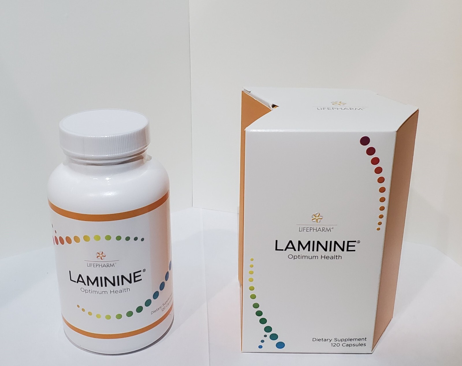 1 x 120 capsules Bottles of LifePharm Laminine + 1 Free 30 cap Immune Exp 10/27
