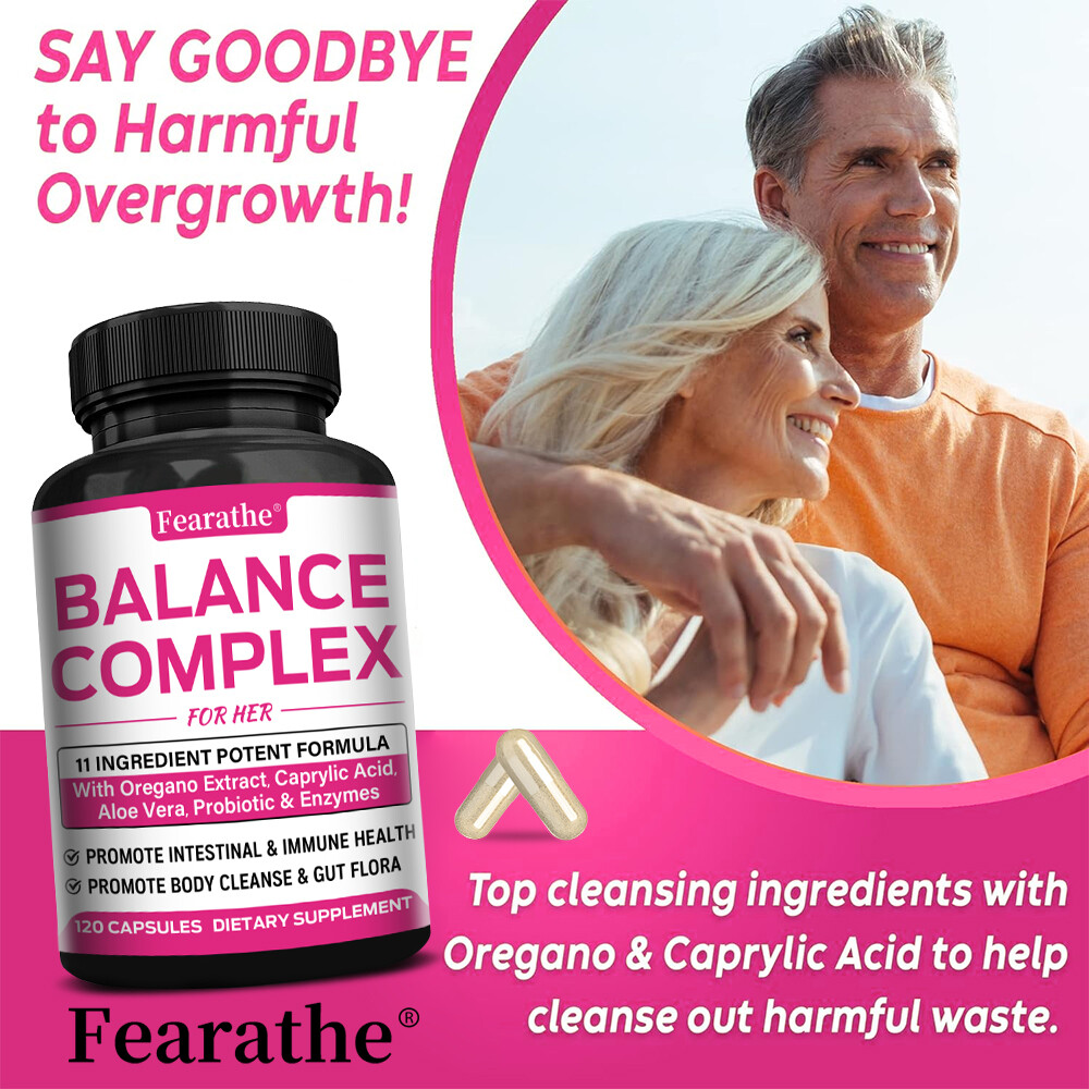 Balance Complex For Women Candida Cleanse Detox Supplement For Vaginal Health US