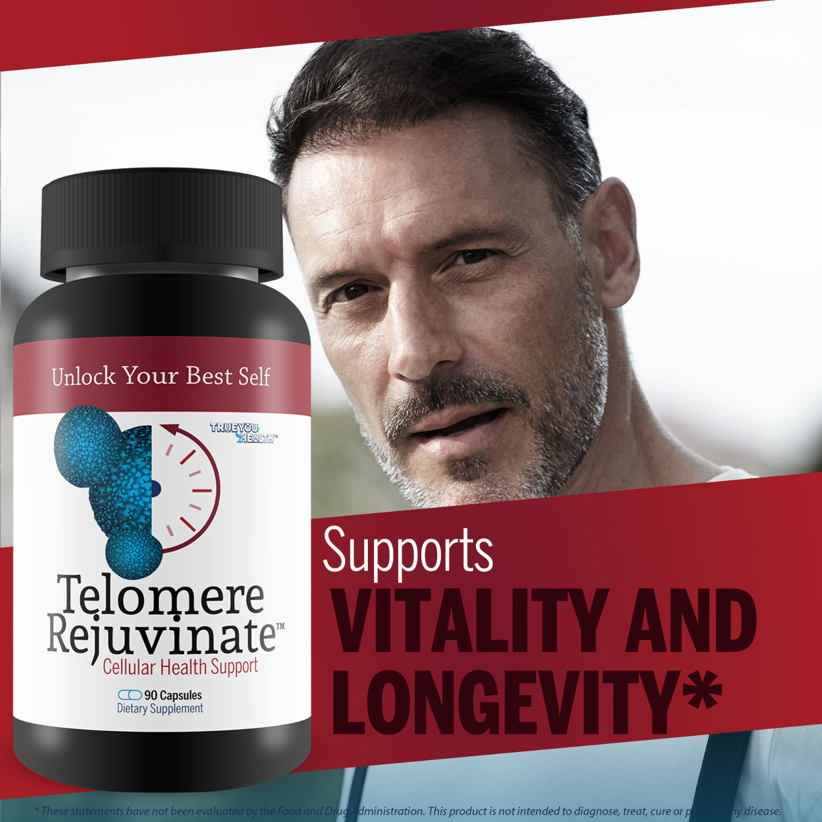 Telomere Rejuvinate – Our Best Telomere Support Supplement for Telomere Length