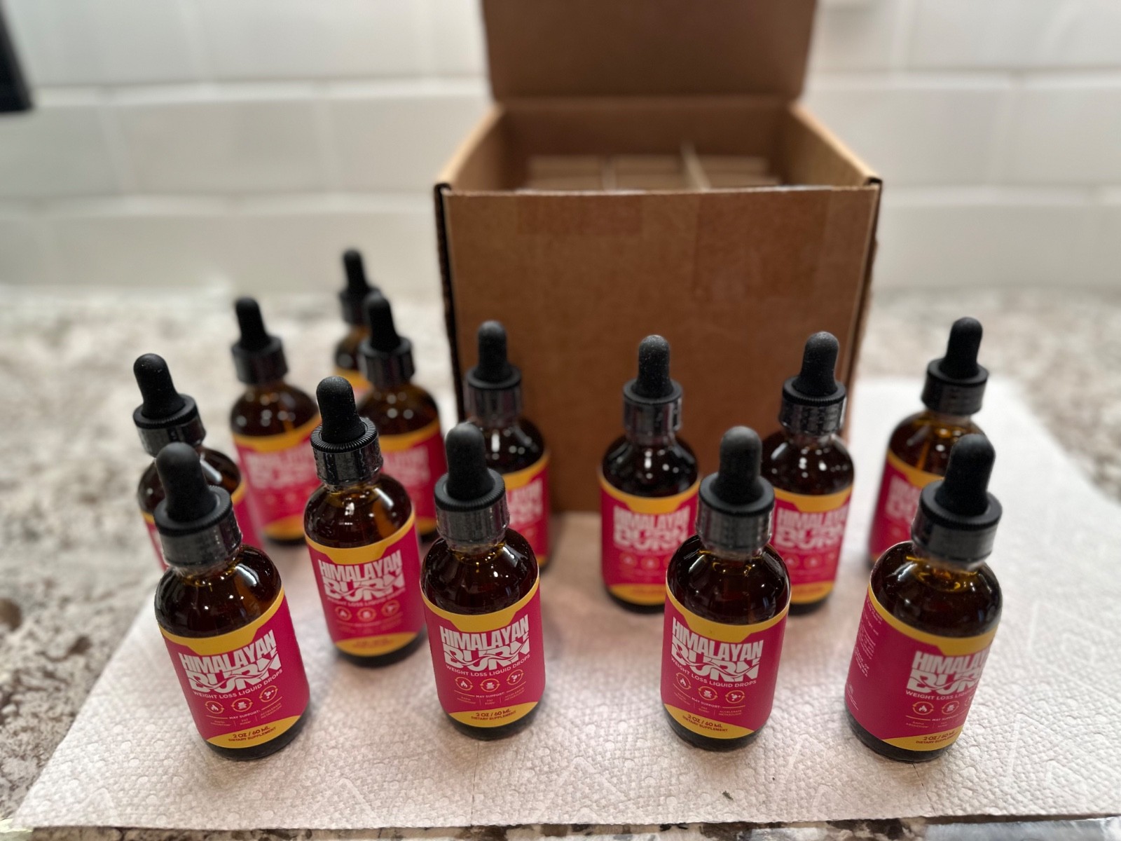 Himalayan Burn Weight Loss Drops, Fat Burning Formula- 13 Bottles Genuine