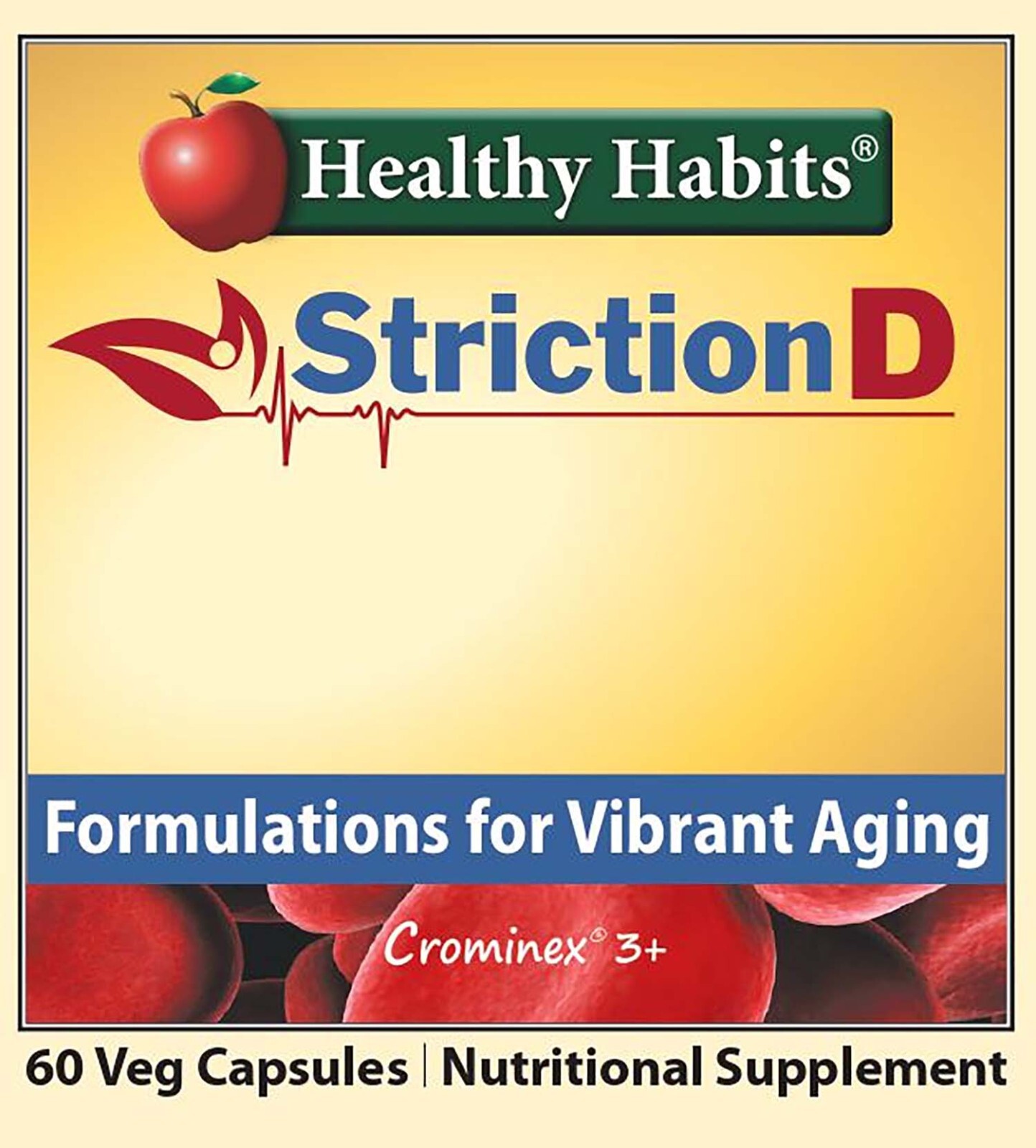 StrictionD Blood Sugar Support Supplement – Striction D 60 Veggie Capsules