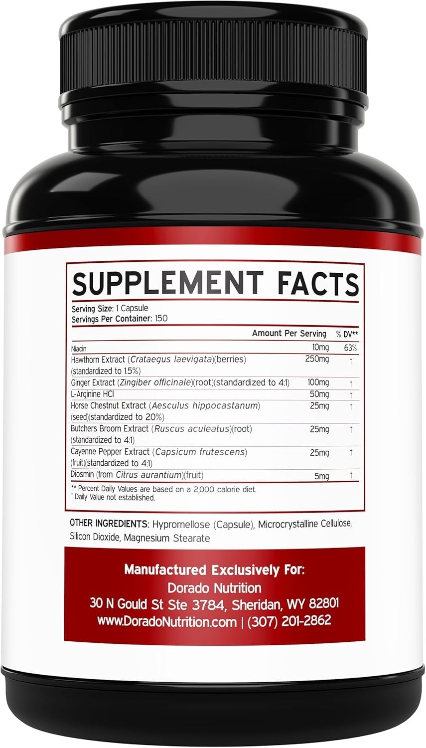Blood Circulation Supplements (150 Count) Leg Circulation with Diosmin – Blood F