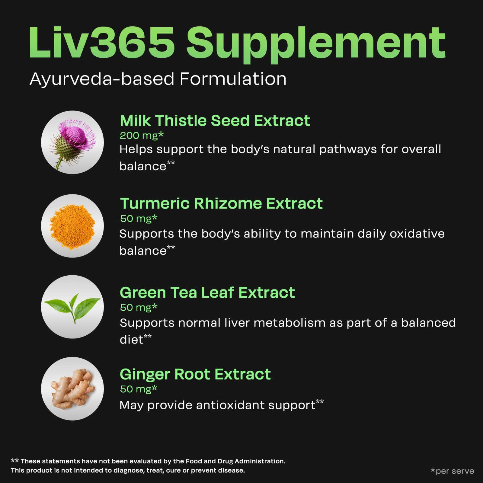 Auric Liv 365 Green Effervescent Tablet | Supports overall wellbeing
