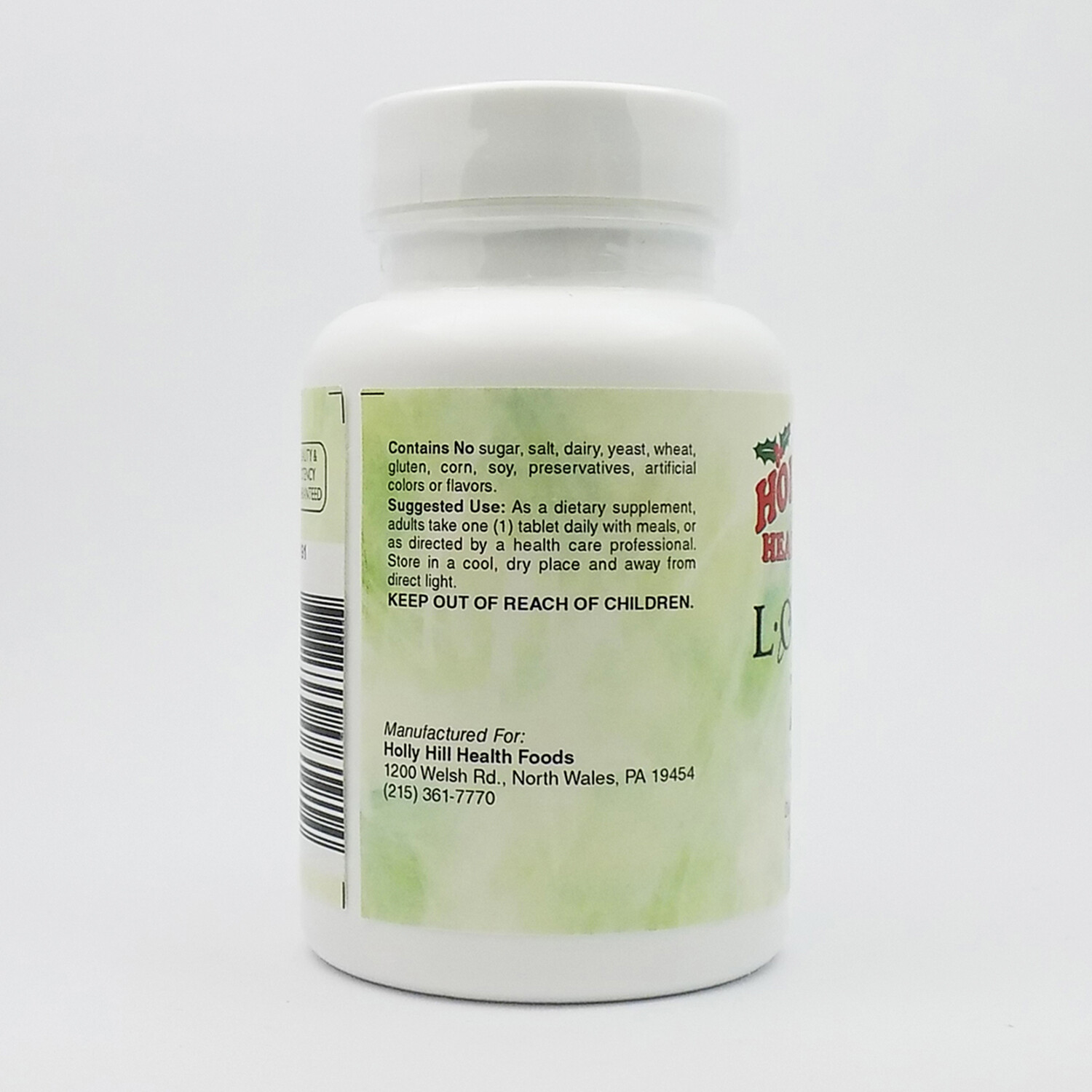 Holly Hill Health Foods, Zinc 20 MG, 100 Tablets