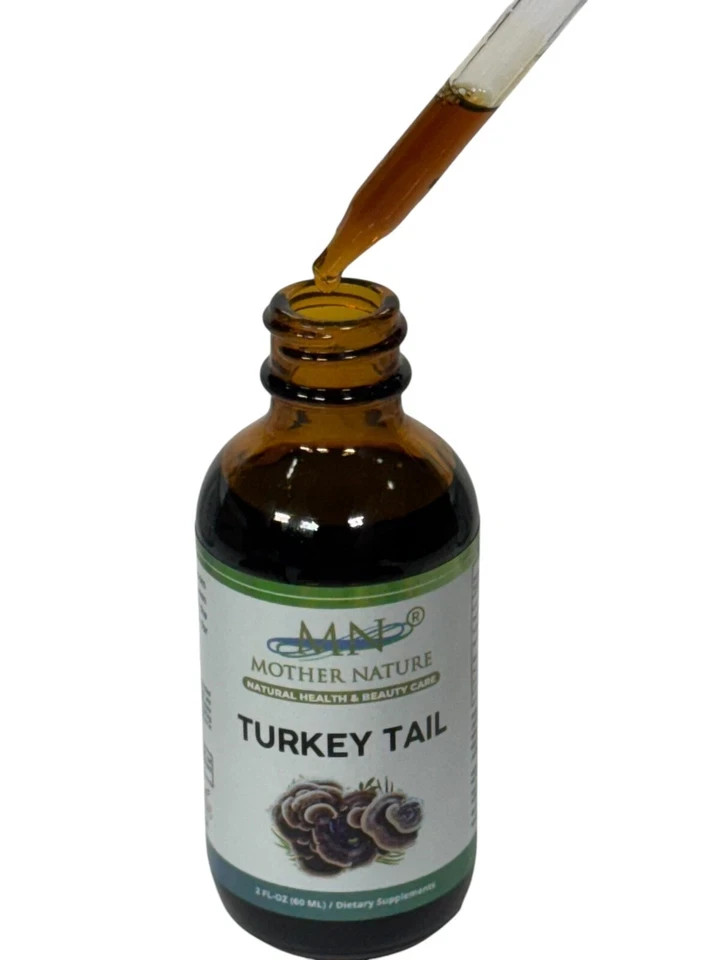 Mother Nature Turkey Tail Immune System Dietary Supplements – 60 ML