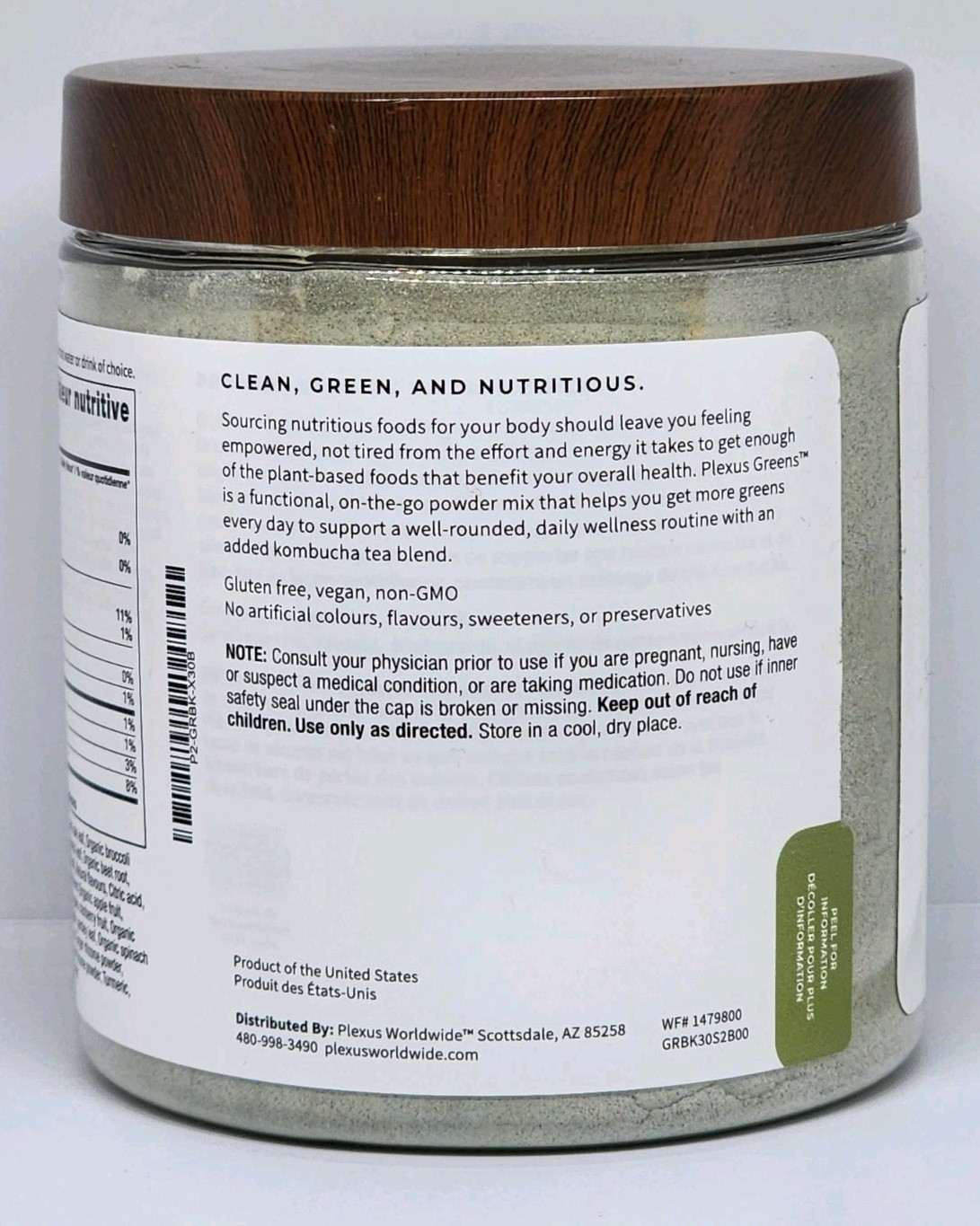 Plexus Greens Antioxidant Superfood Blend Garden Berry Flavor New Exp. 10/2025