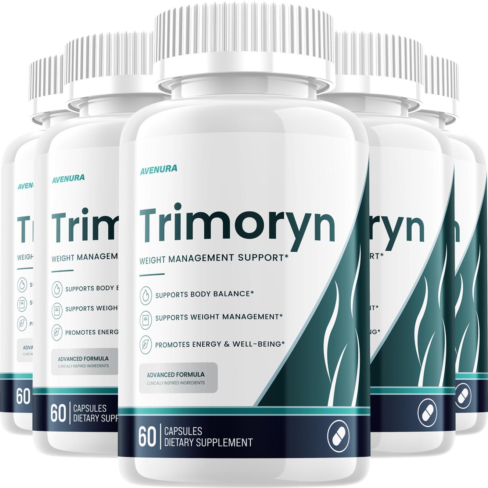 (5 Pack) Trimoryn Capsules – Advanced Formula Supplement Pills Daily Health