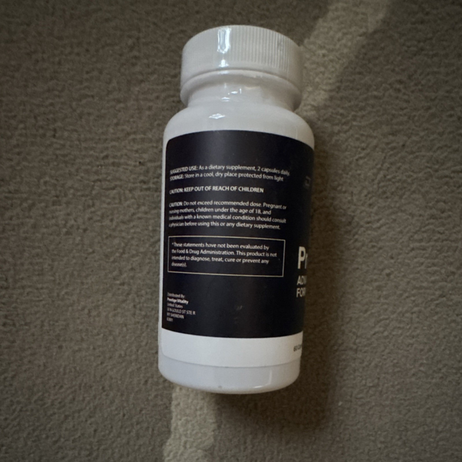 ProNerve Advanced Formula Vitamin C D3 B6 Ashwagandha Saw Palmetto 60 Capsules