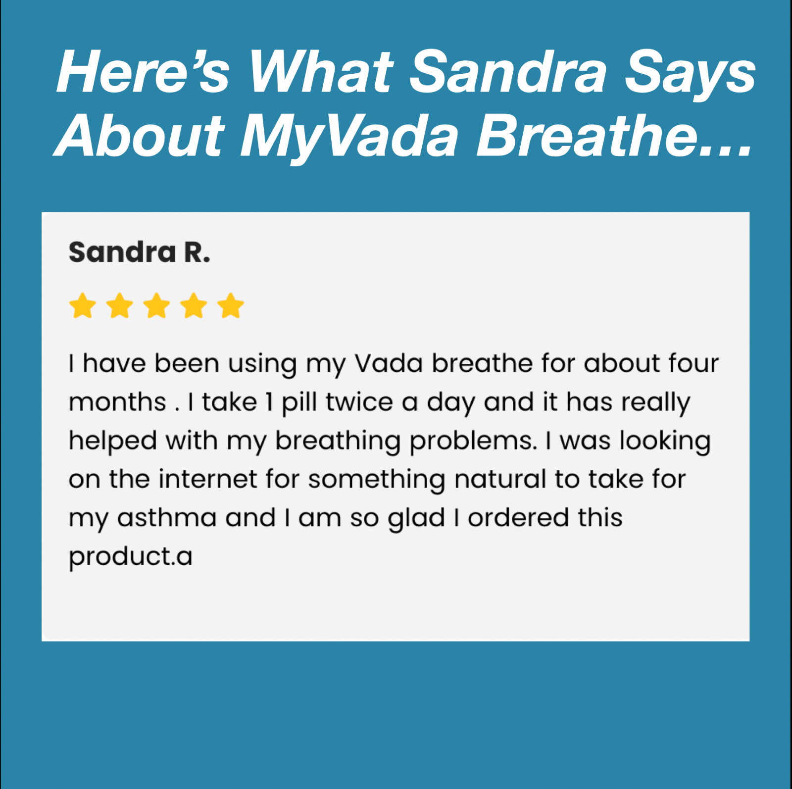 MyVada Breathe – Ayurvedic Herbal Organic Respiratory Support Supplement