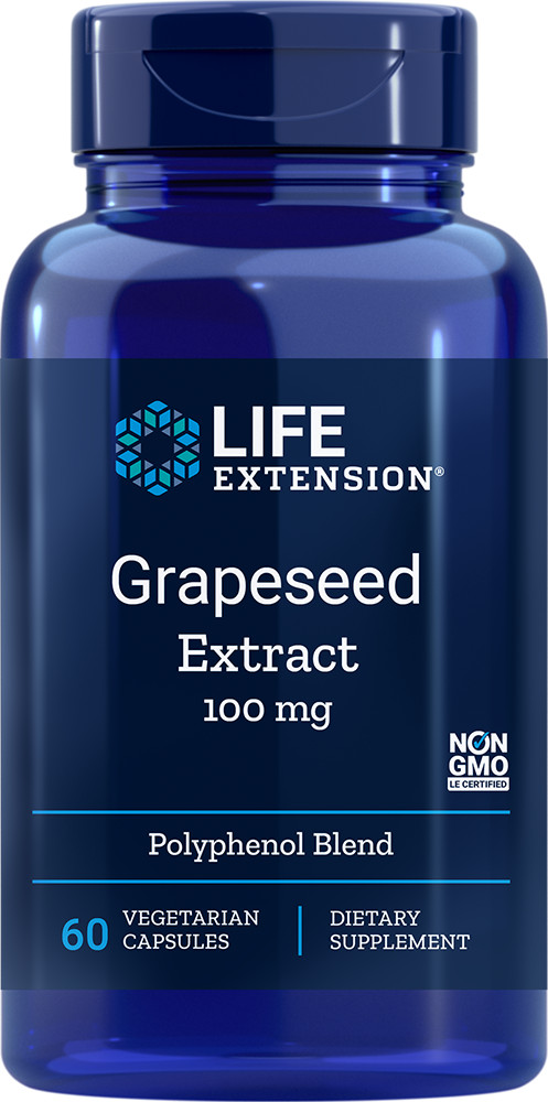Life Extension GRAPESEED EXTRACT 100 MG 60 Veg Caps