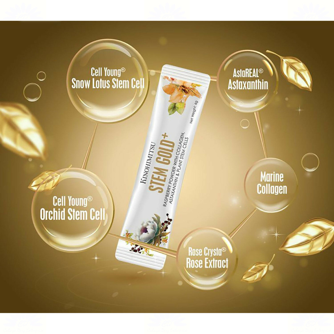 1 X Kinohimitsu Stem Gold+ Skin Beauty 180g (60 Days Supply) – Free Shipping