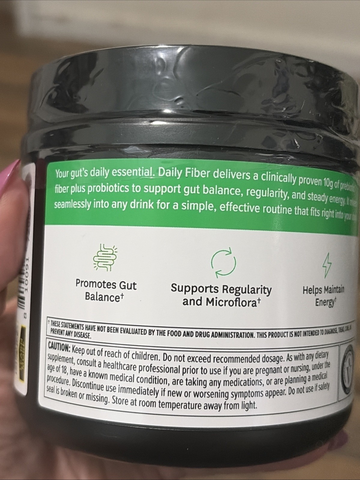 Zenwise Daily Prebiotic Fiber + Probiotics Powder Digestive Support 5.29 oz