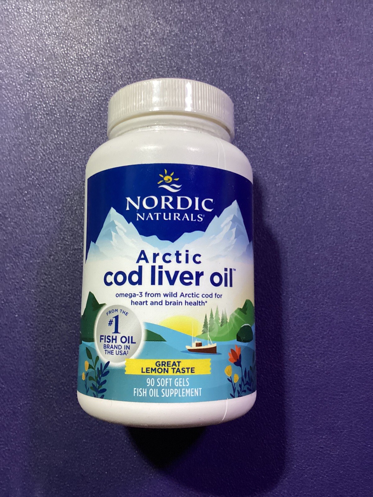 Nordic Naturals Arctic CLO – All Natural Cod Liver Oil Soft Gels, Lemon, 90 Ct