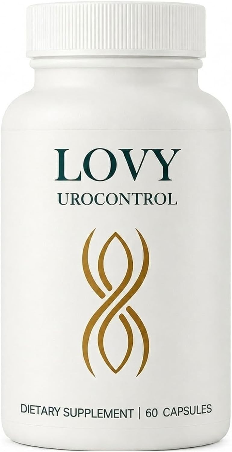 Lovy Urocontrol Capsules Bladder Support Supplement 60ct Non-GMO Vegan
