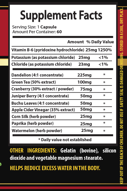 Weight loss protein powder – WATER AWAY PILLS 1B – green tea cleanse