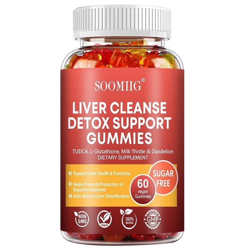 Liver Detox Gummies – Contains Milk Thistle, L-Glutathione, Purely Natural