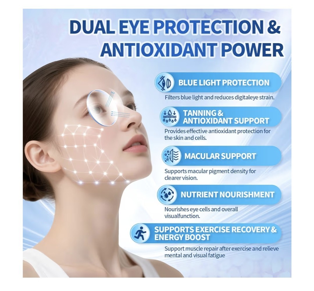 vivonu Astaxanthin 12mg Lutein 40mg Zeaxanthin Eye Health Softgels 180ct