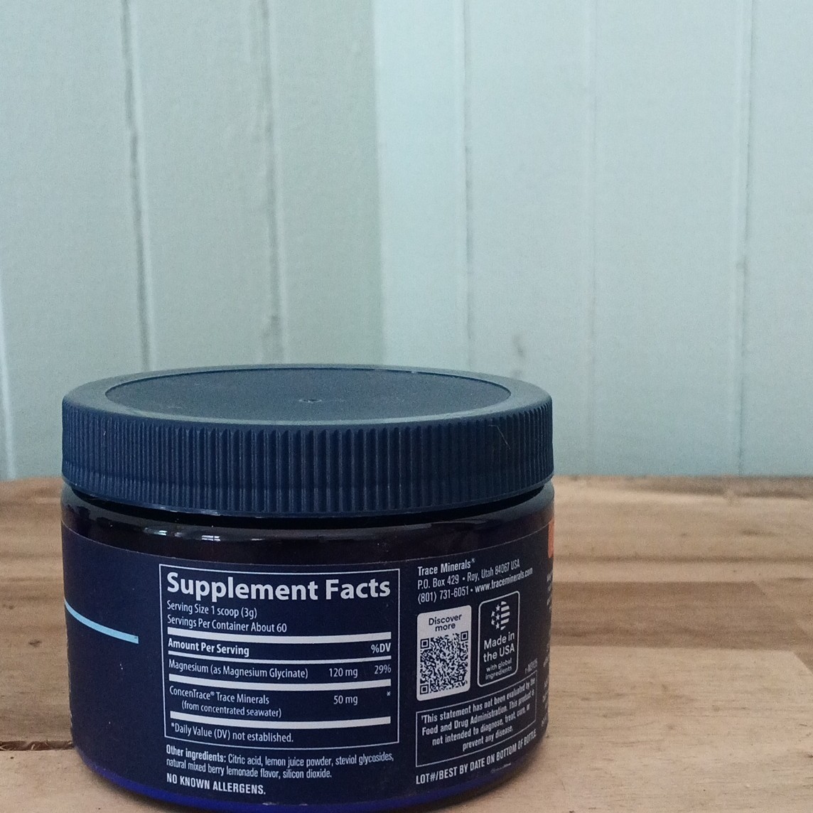 Trace Creatine + Electrolytes Powder Sugar Free Orange Mango 8.47 oz