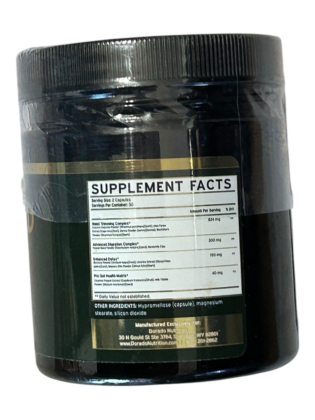 2x Dorado Nutrition Colon Gold Premium Digestive Aid – 120 Capsules – Ex: 10/26