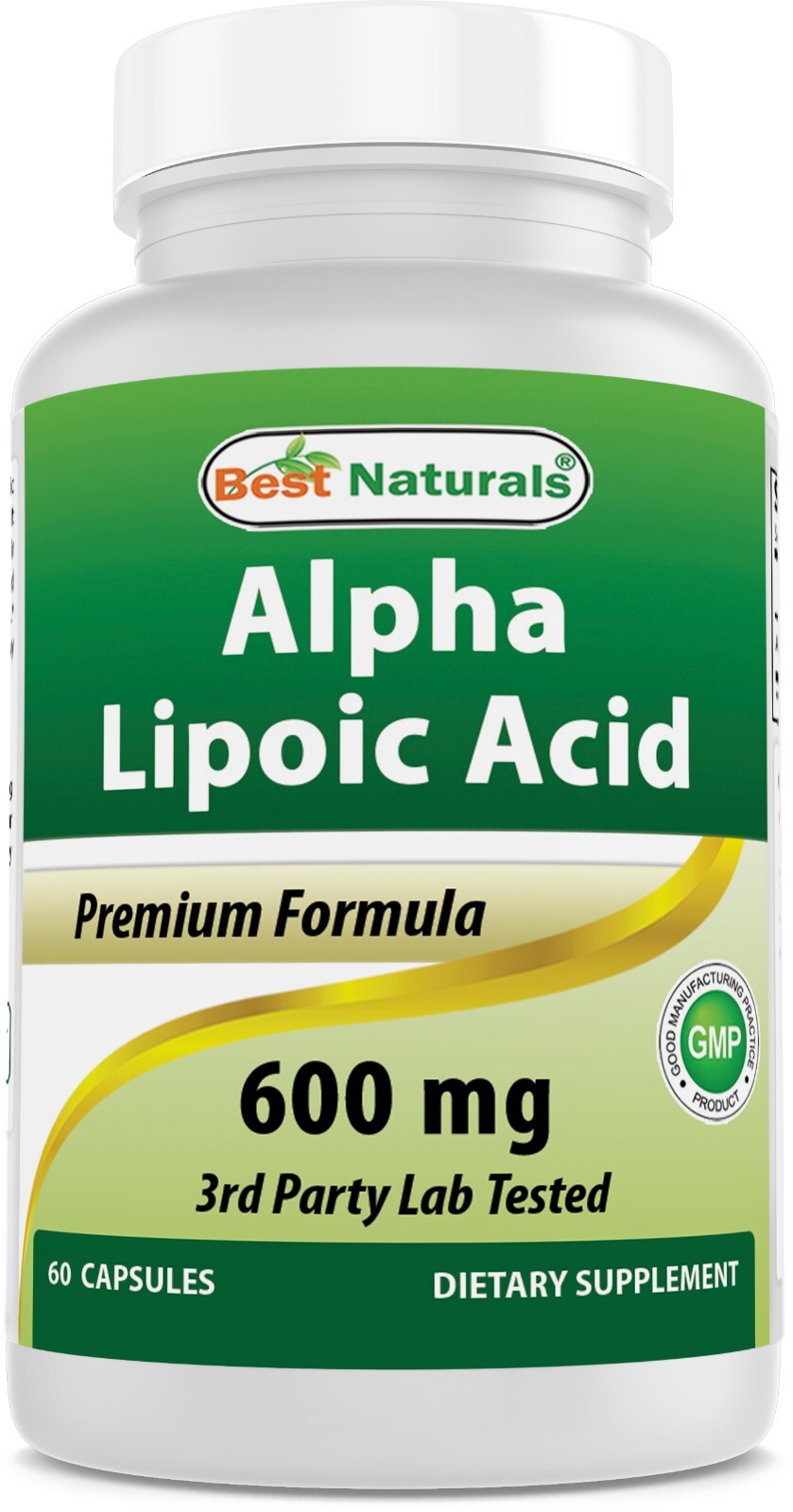 Best Naturals alpha lipoic acid 600 mg 60 Count – Powerful Antioxidant