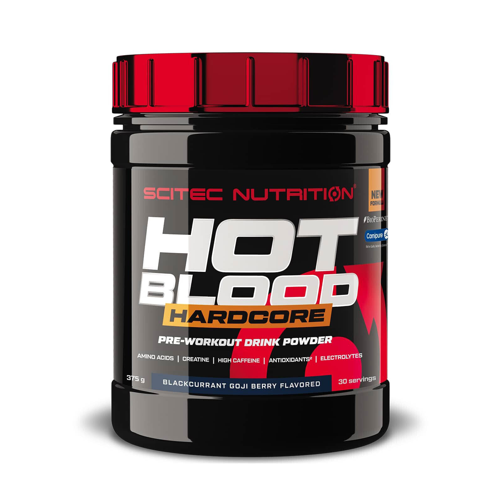 HOT BLOOD HARDCORE 375 G – support hydration, endurance- muscle support-creatine