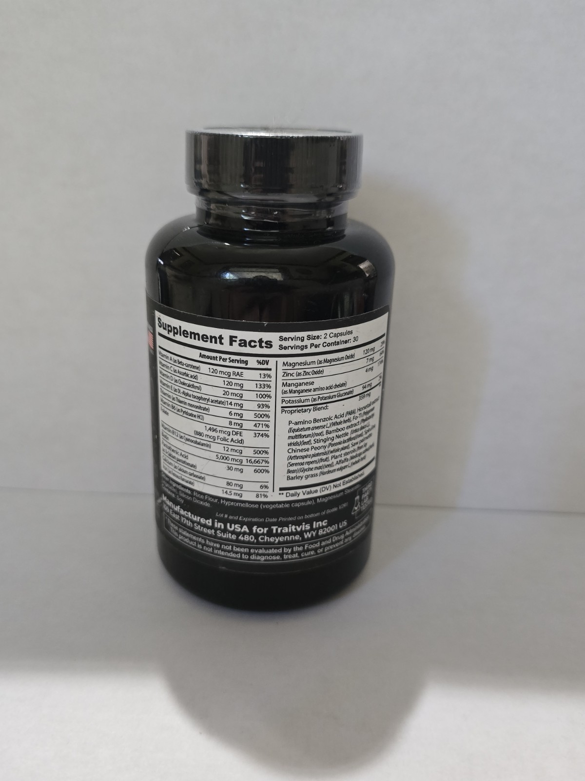 Raw Science Hair Growth Formula Saw Palmetto 700 mg 60 caps Exp: 05/2027