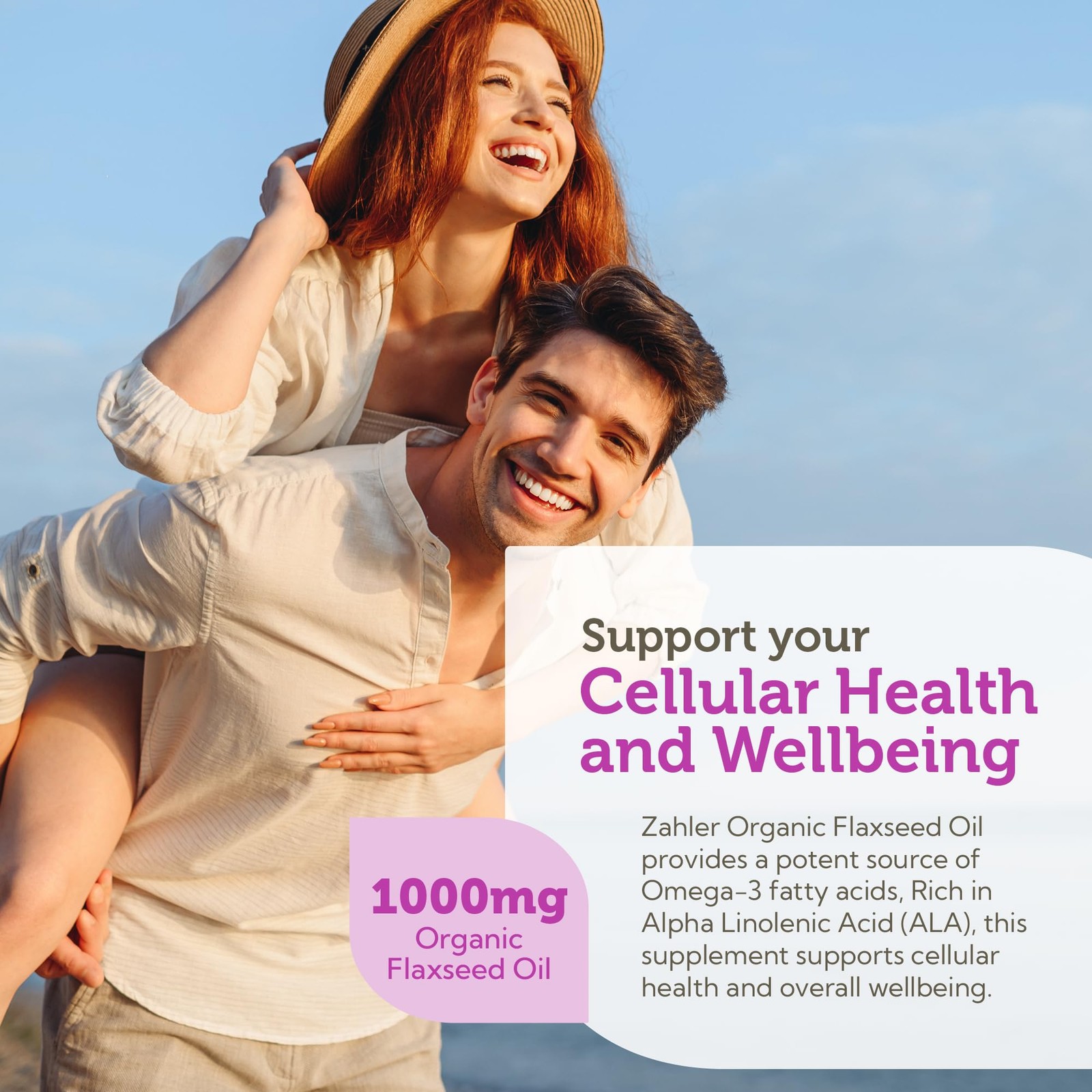 Zahler Organic Flaxseed Oil – 1000mg Softgels – 90 Count (Pack of 1), Zh245