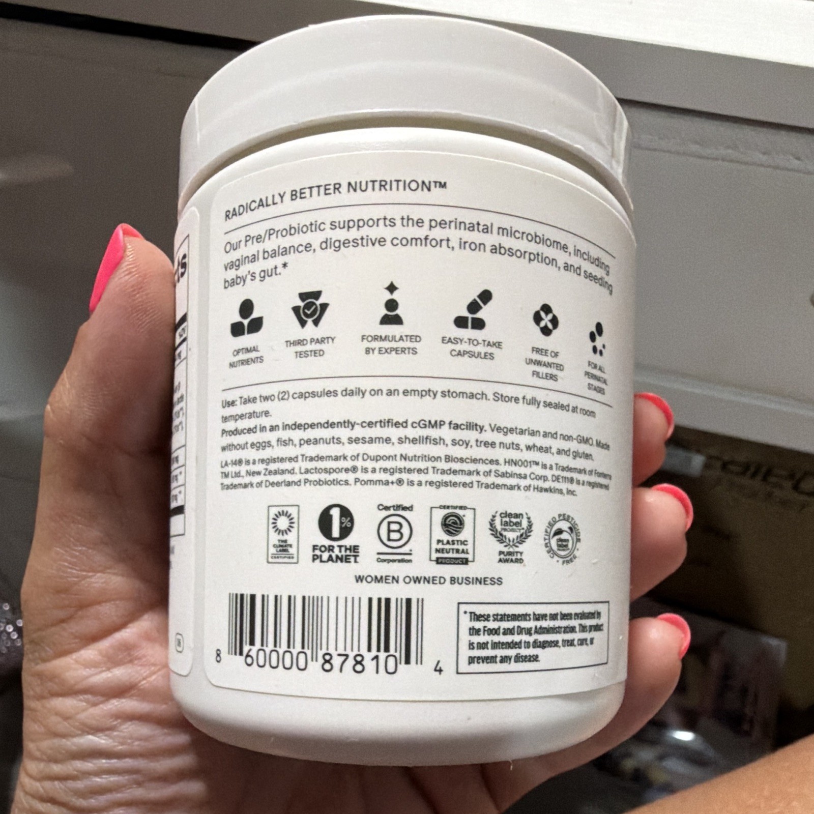 NEEDED Pre/Probiotic Digestive Support 60 Capsules Vegetarian Exp 10/2026