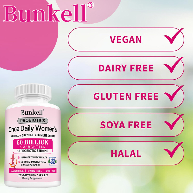 Once Daily Women’s Probiotic Capsules – Supports Digestive & Immune Health