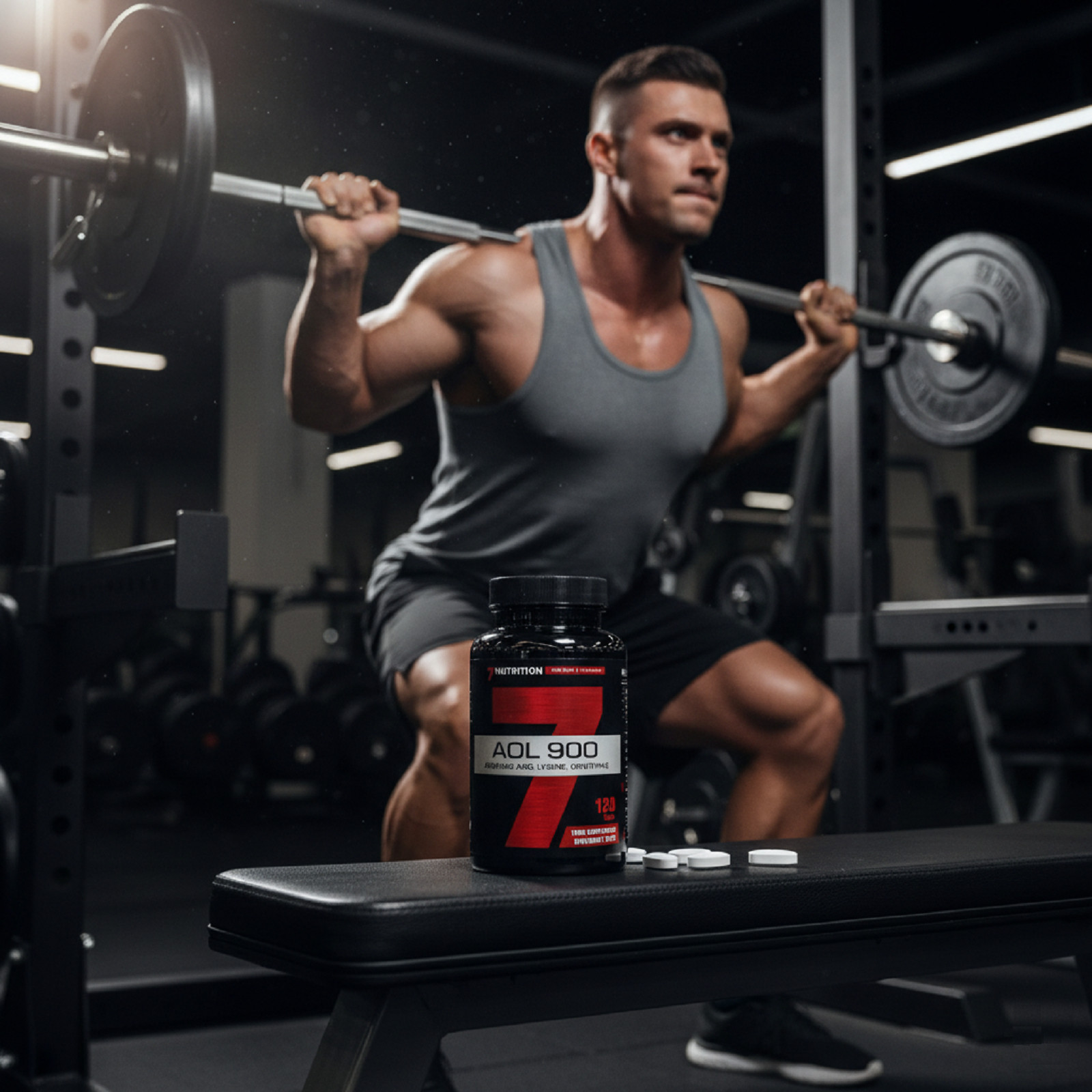AOL 900 – 120 Tablets – Testo-Booster Muscle Building Strength Force Fat Loss