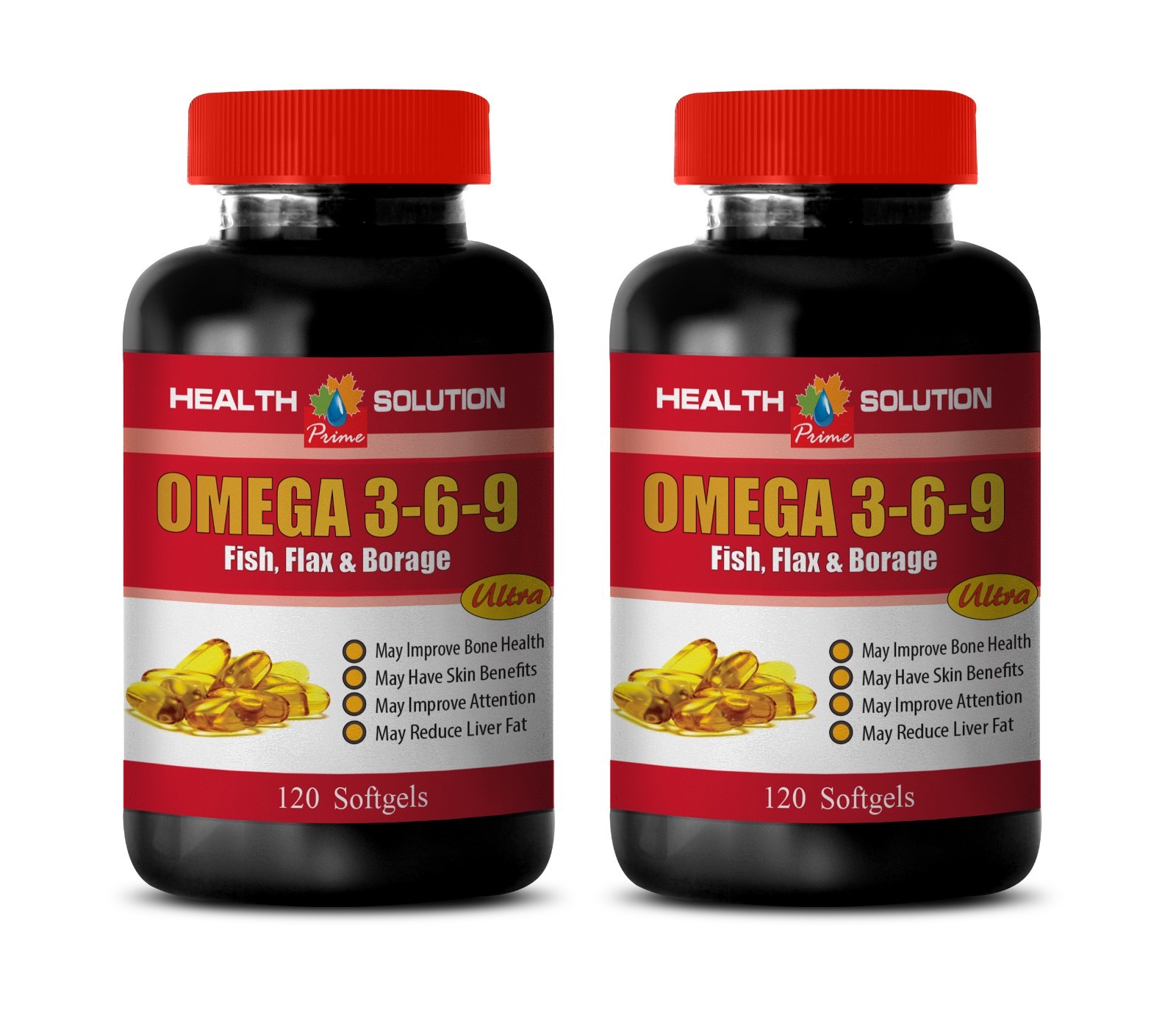 fish oil omega 3 – OMEGA 3-6-9 Fish Oil – improve bone health 2 Bottles