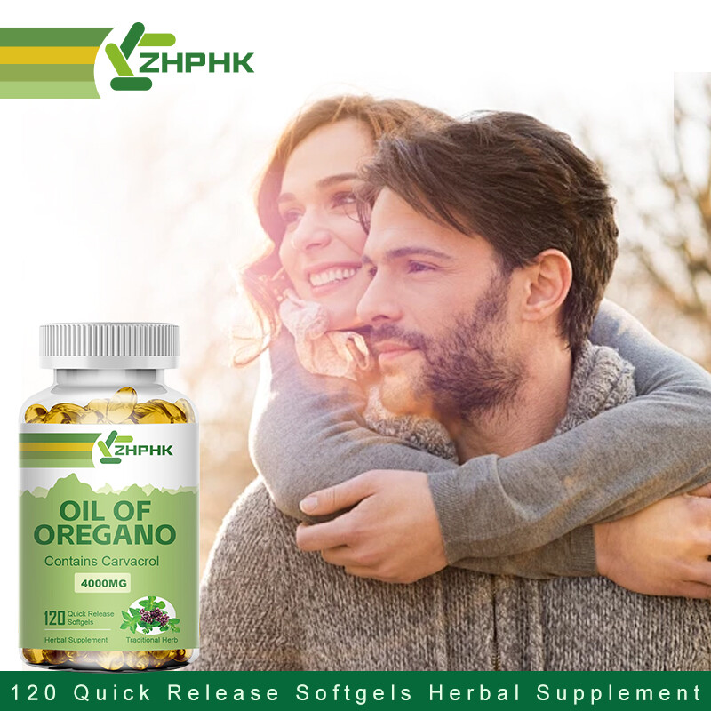 120 Oregano Oil Capsules – Natural Immune Support & Digestive Health Supplement
