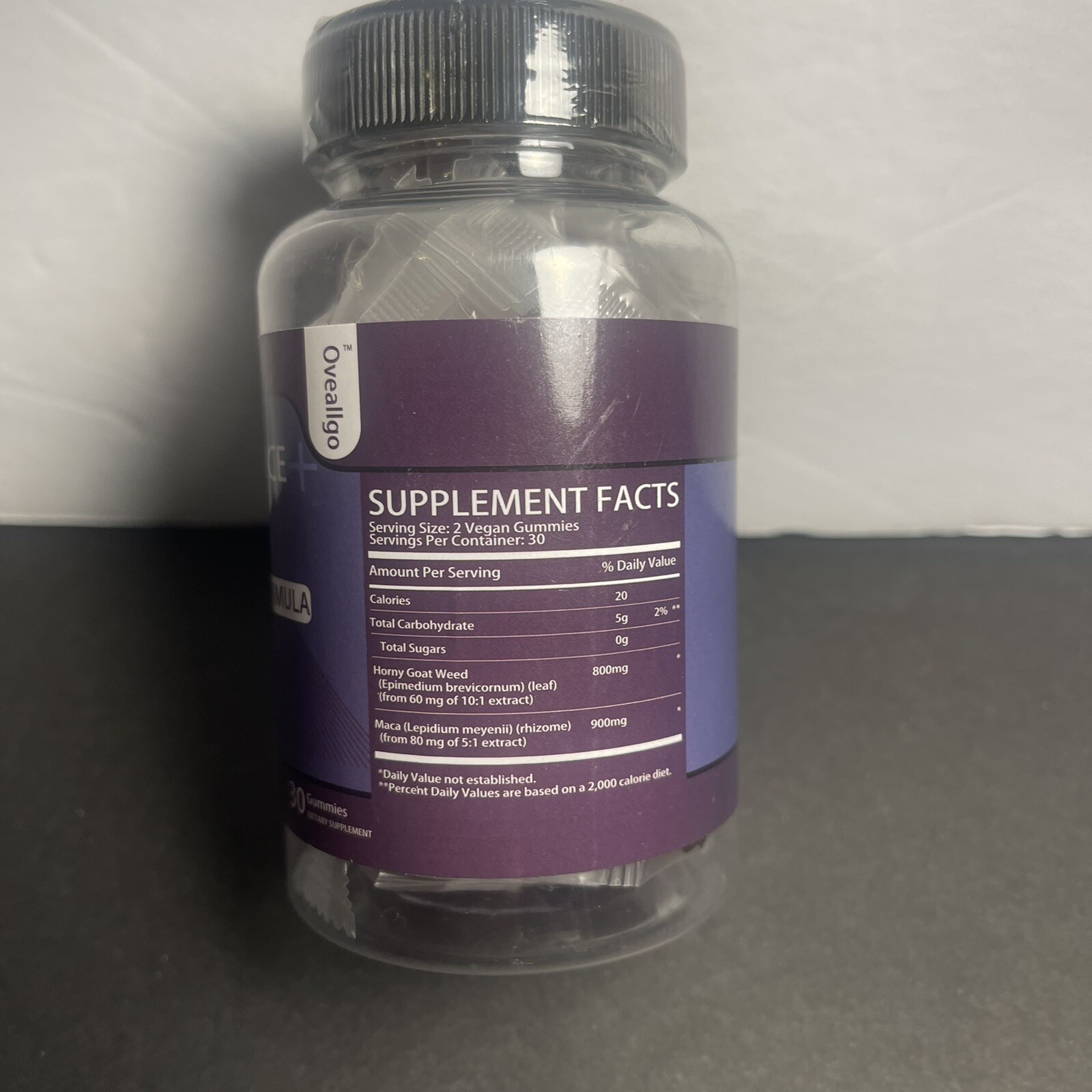Oveallgo Active Men Performance T-Booster Gummies 30 Count Energy Boost 7/2026🔥