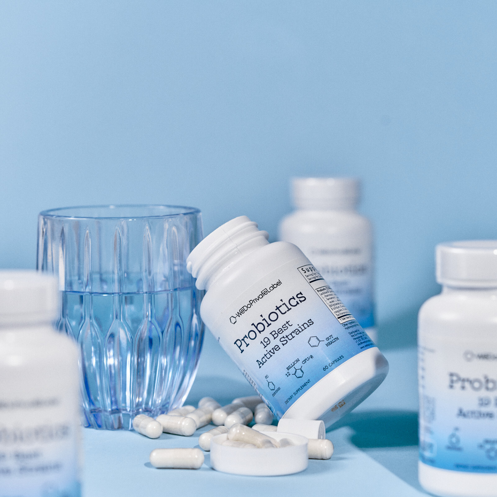 Probiotics – Capsule, 19 Best Active Strains, 60 Capsules.