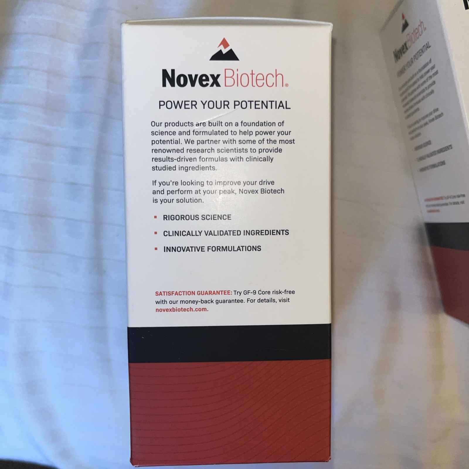 Novex Biotech GF-9 CORE GH Booster 120 Capsules – EXP 02/2027