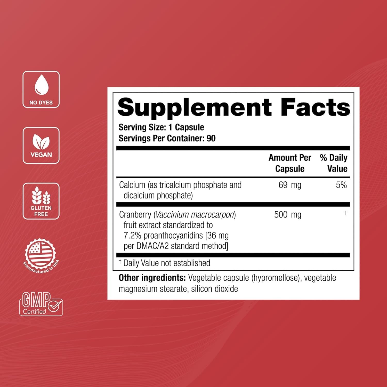 Theralogix TheraCran One Cranberry Capsules – 90-Day Supply – Supplement for Men