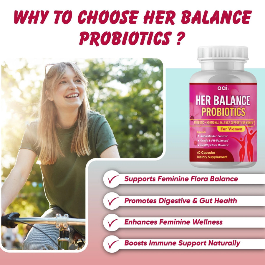 Her Secret Women Probiotics for Vaginal Health Female Digestive Health Support