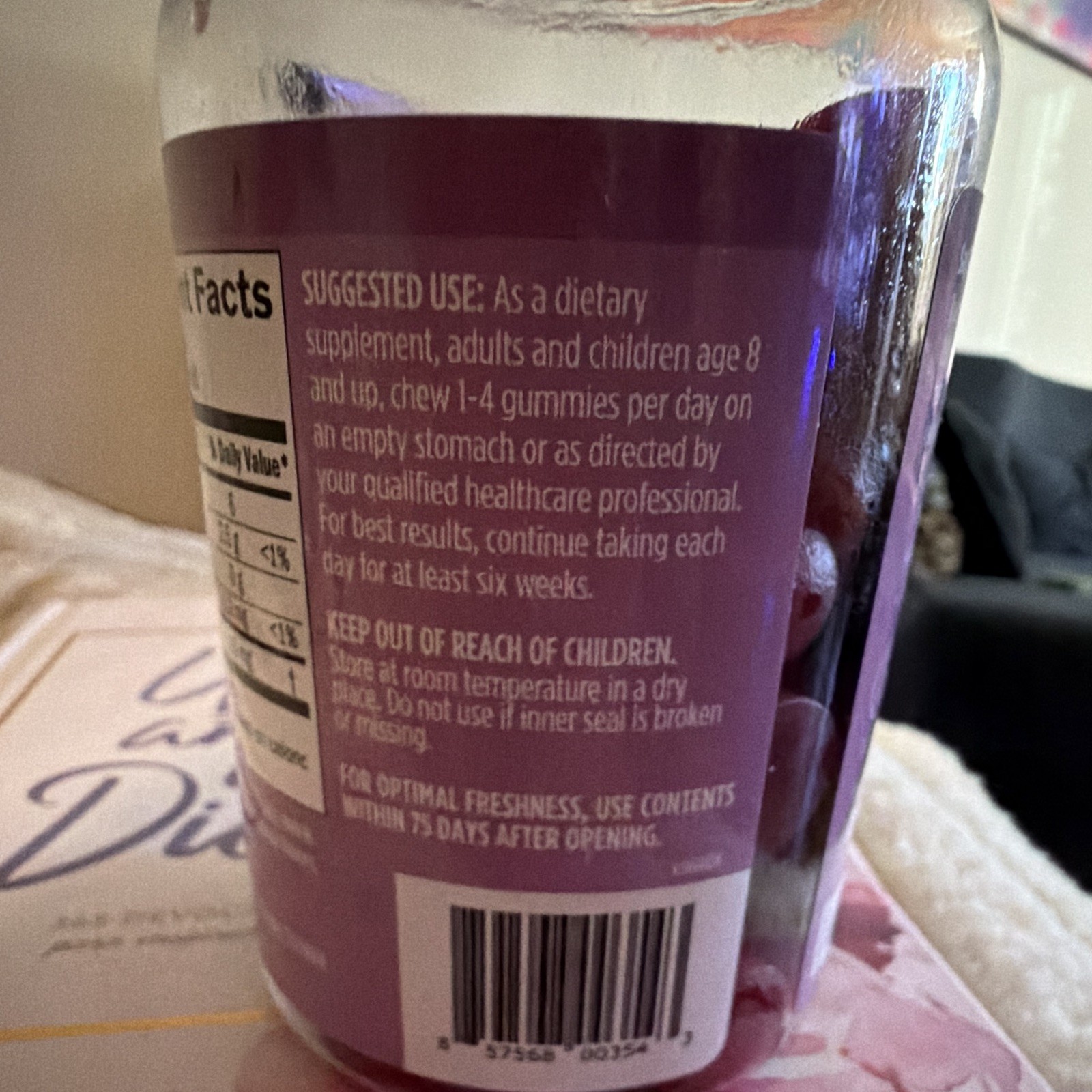 brainMD L-Theanine 100mg Gummies 60ct Sugar-Free Berry Vegan Exp 01/2028
