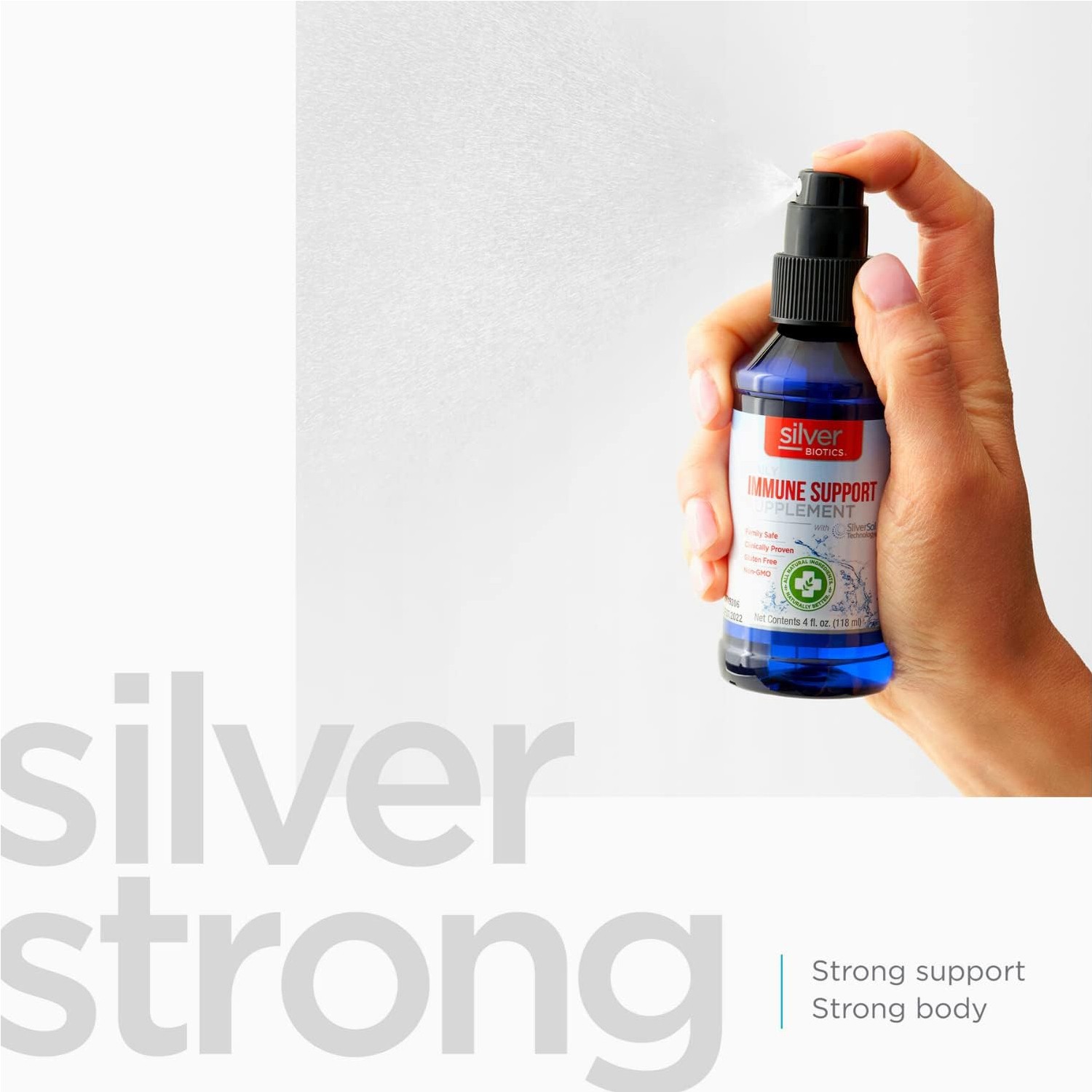 American Biotech Labs Silver Biotics, Ultimate Immune System Support,4 Fl Oz