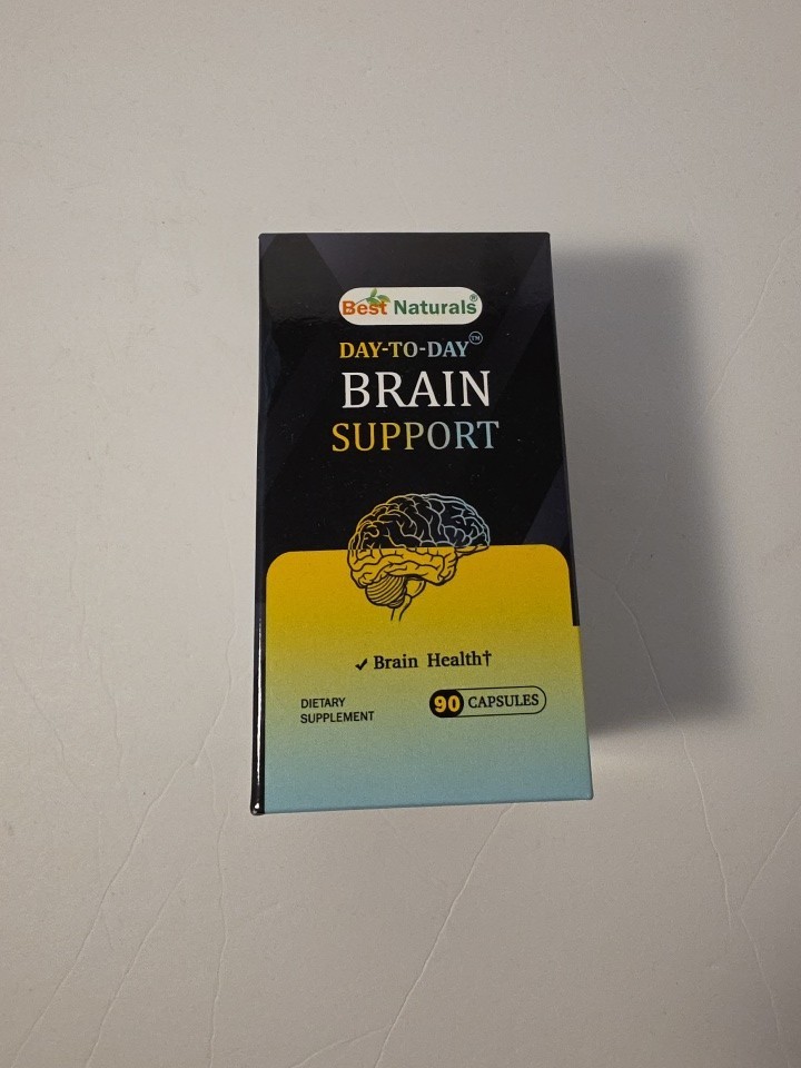 Best Naturals Brain Support Vitamin B6 Folate B12 Ginkgo DMAE Capsules 90ct