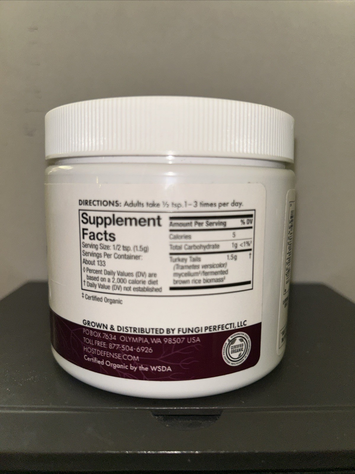 Host Defense Mushrooms Turkey Tail, Powder, 7 Ounces