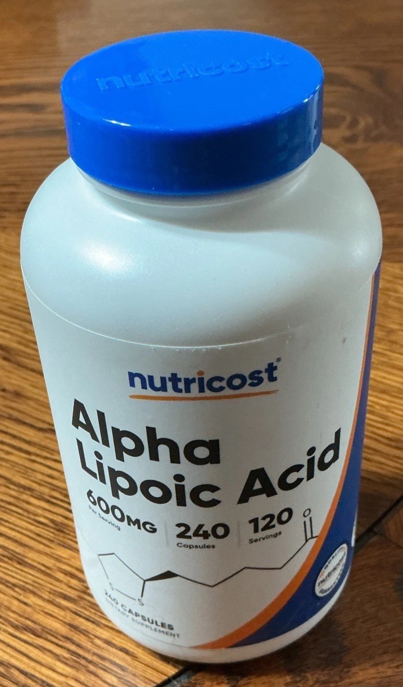 Nutricost Alpha Lipoic Acid – 600mg Per Serving – 240 Capsules