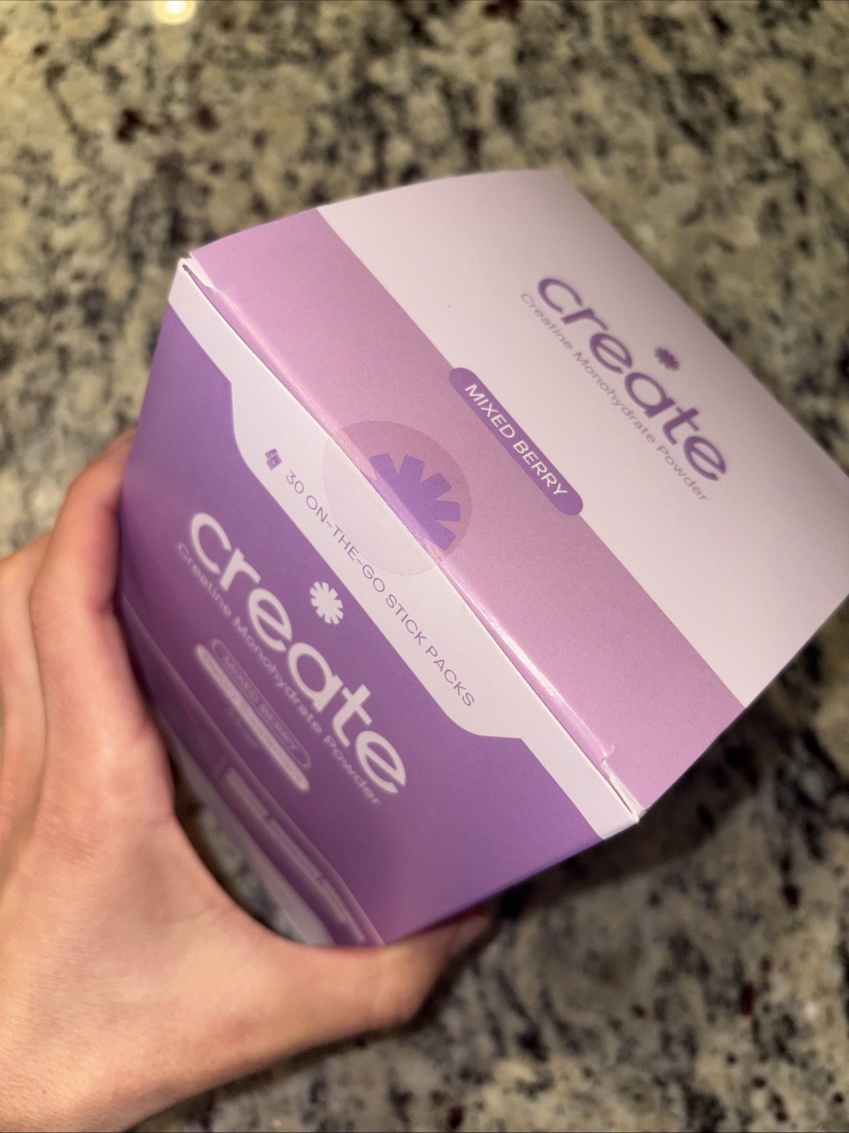 Creapure “Create” Mixed Berry 30 On-the-go Packets Creatine Monohydrate Sticks