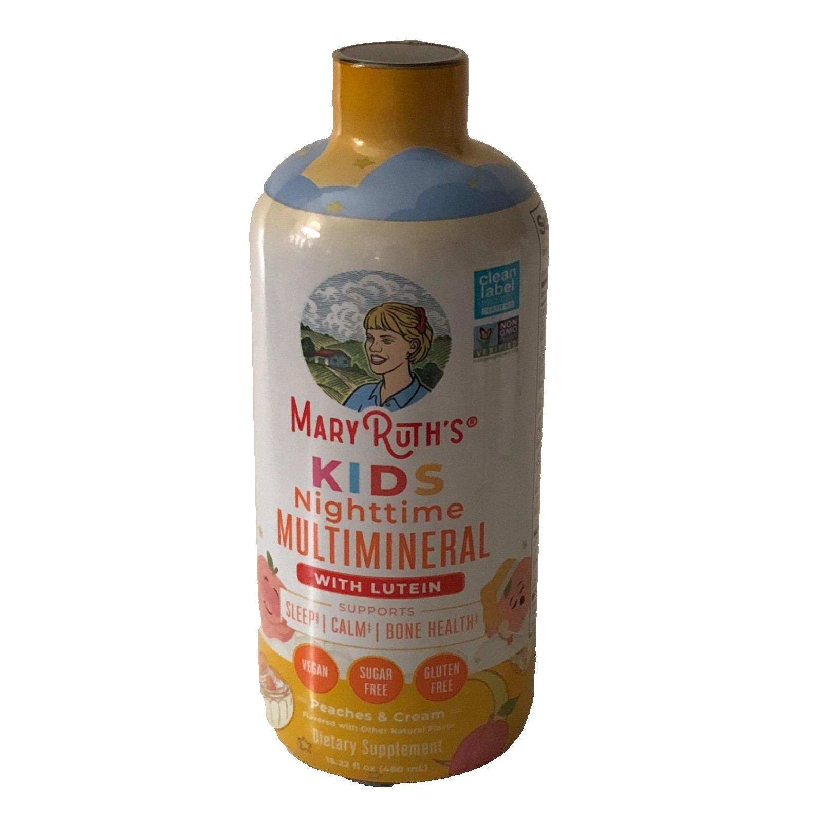 Mary Ruth Kids Nighttime MultiMineral w/Lutein — Vegan & Sugar Free, 15.2 Fl Oz