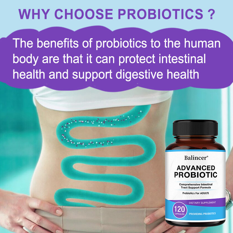 Advanced Probiotic 5.75 Billion CFU, Supports Digestive Intestinal Health