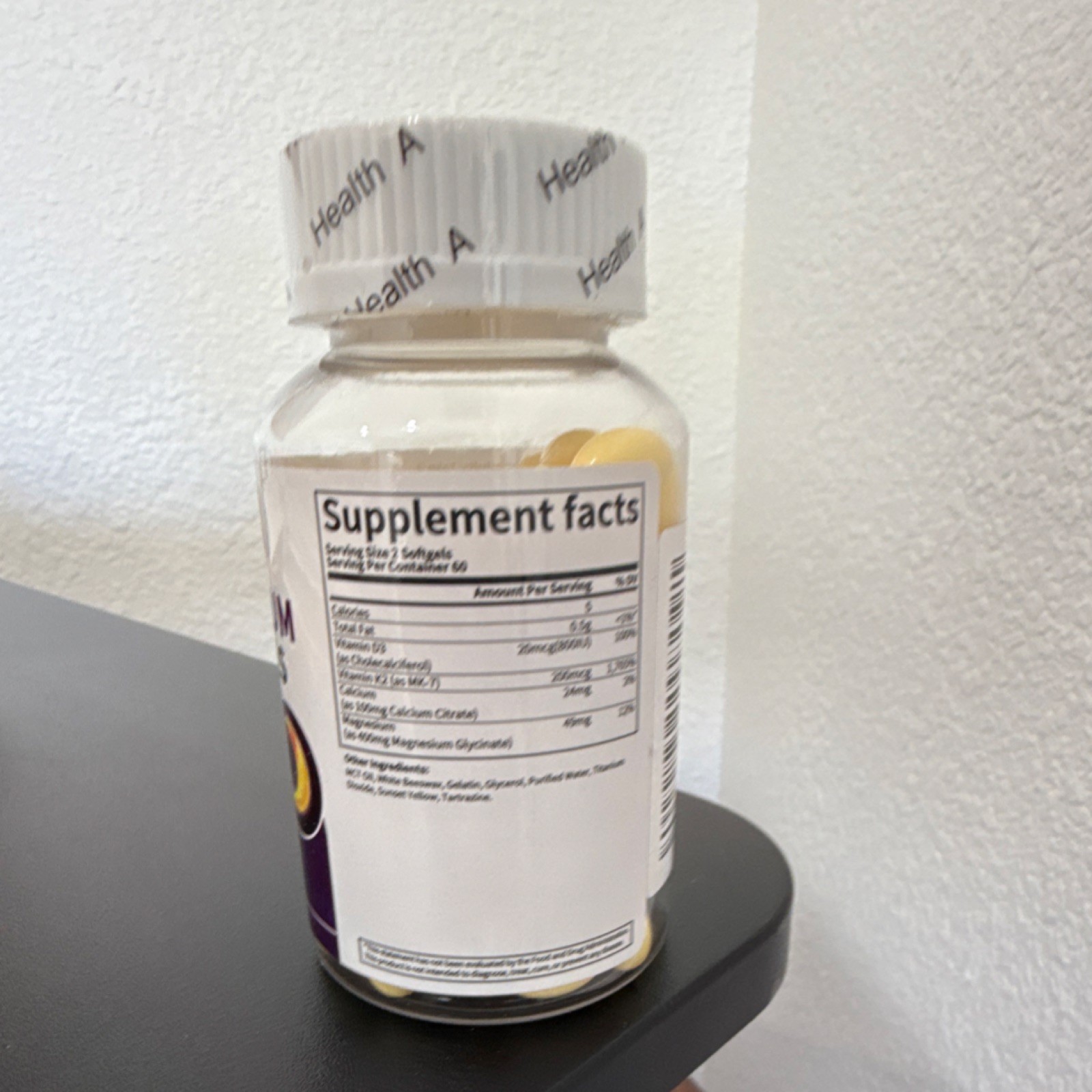 Alliwise Magnesium Glycinate Softgels Brain Sleep Support Non GMO 120 Softgels