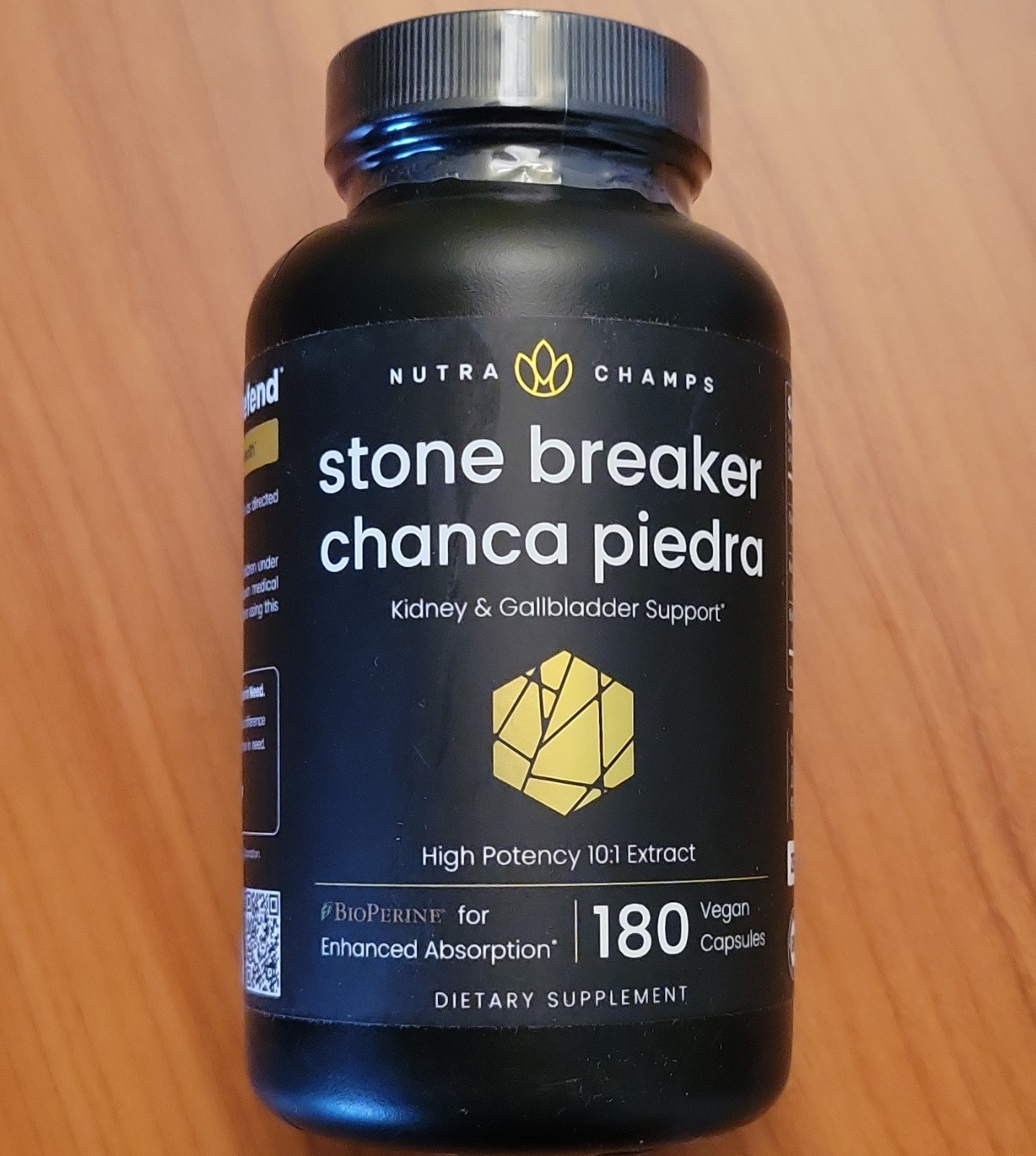 NutraChamps Chanca Piedra Kidney & Gallbladder Support 180 Vegan Capsules