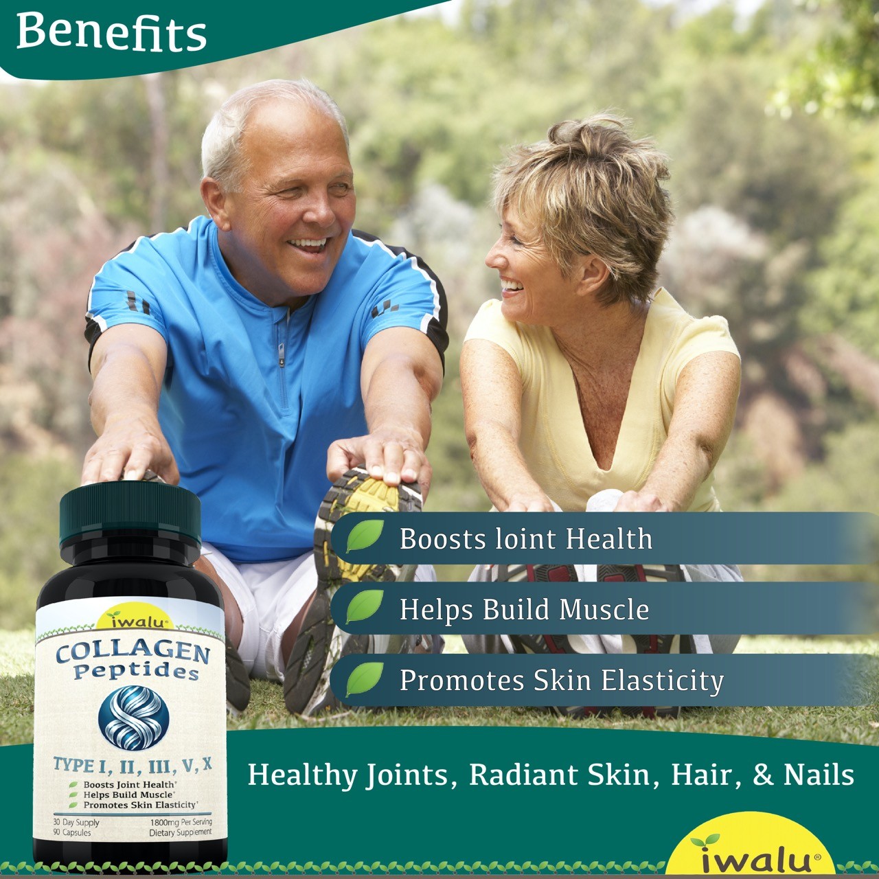Best Collagen Type 2 Supplements For Joints IWALU *FREE SHIPPING Same Day