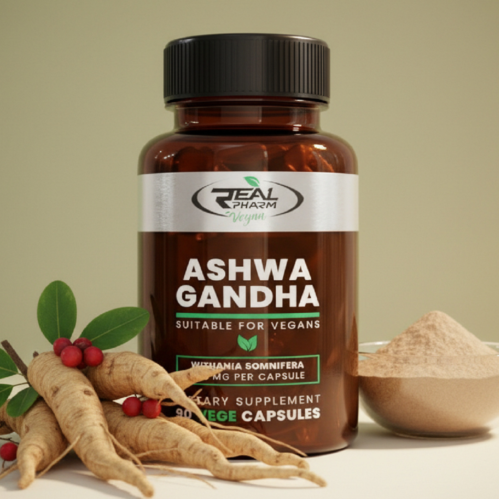ASHWAGANDHA – 90-180 Vege Capsules – 700mg -Energy Hormone Balance Stress Relief